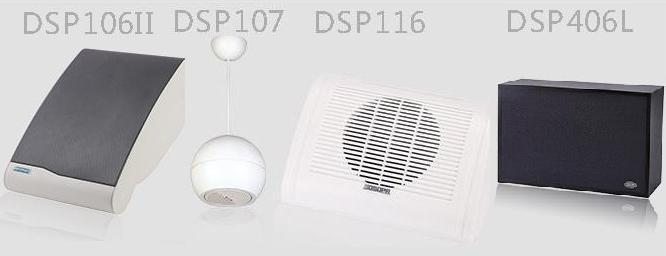 DSP106II/DSP107/DSP116/DSP406L壁挂/吊式扬声器